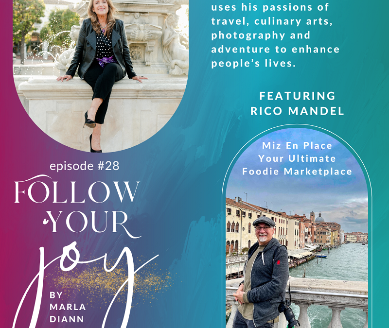 Ep #28: This visual storyteller uses his passions of  travel, culinary arts, photography and adventure to enhance people’s lives